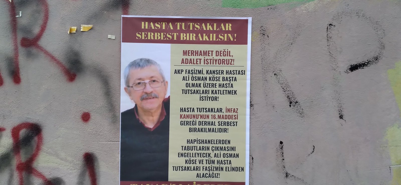 Bir Mayıs Halk Cephesi Ali Osman Köse İçin Afiş Çalışması Yaptı - Image 1
