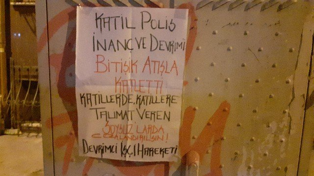 Devrimci İşçi Hareketi: Duvar Gazetesi Astı - Image 1