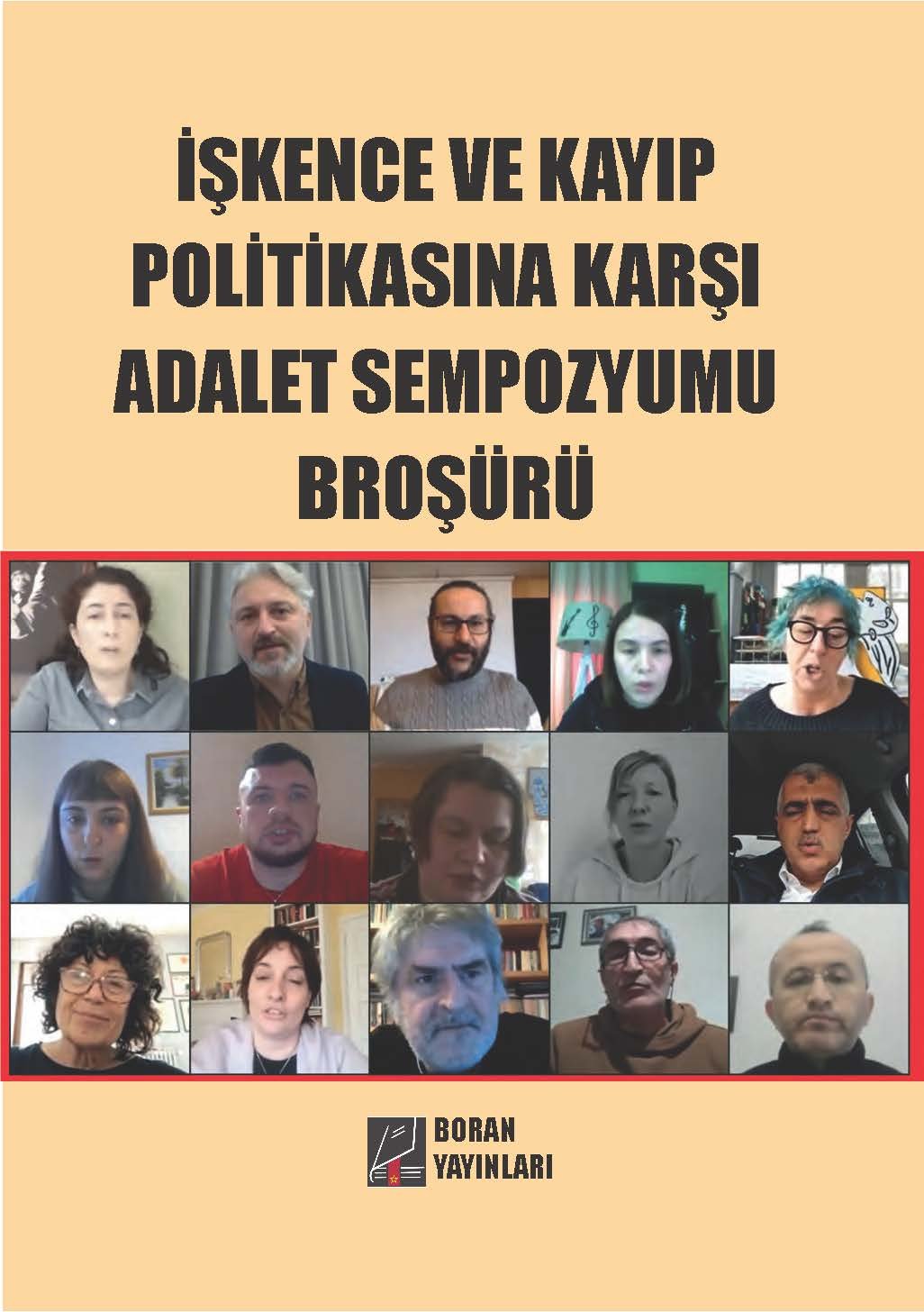 Boran Yayınevi’nden Yeni Broşür: İşkence ve Kayıp Politikasına Karşı Adalet Sempozyumu - Image 1