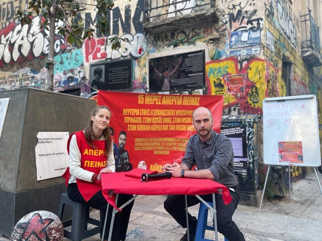 Yunanistan’da Konstantina Kartsioti’nin Başlattığı Açlık Grevi Direnişi 10. Gününde - Image 3 Yunanistan’da Konstantina Kartsioti’nin Başlattığı Açlık Grevi Direnişi 10. Gününde - Image 3