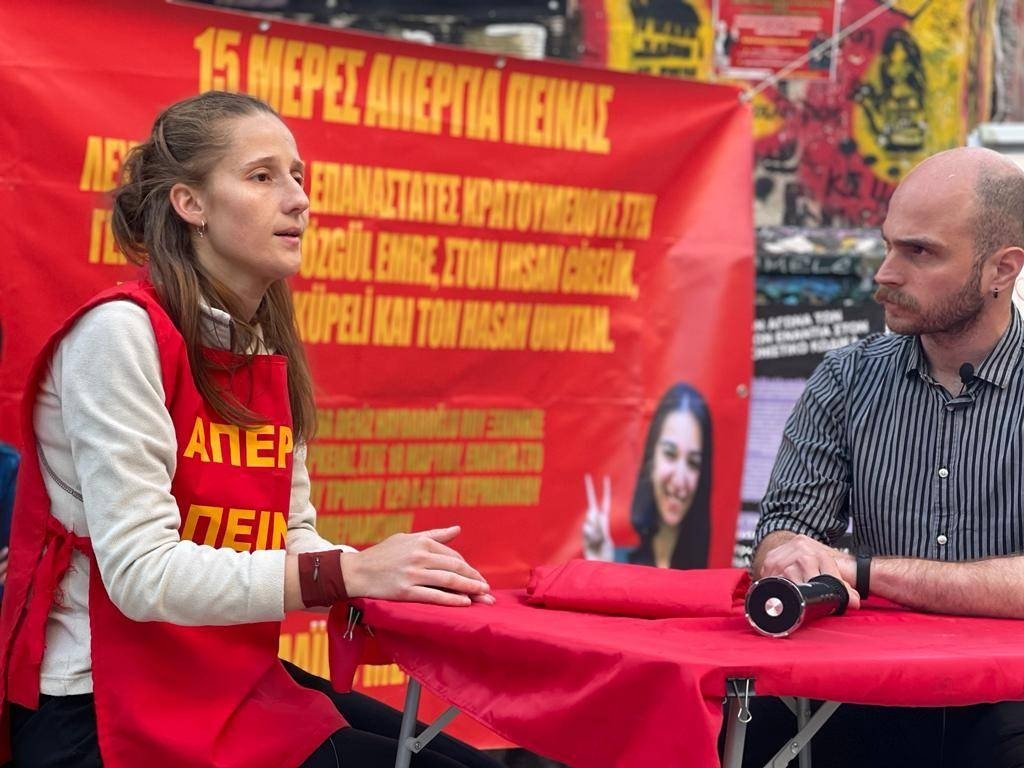 Yunanistan’da Konstantina Kartsioti’nin Başlattığı Açlık Grevi Direnişi 10. Gününde - Image 5 Yunanistan’da Konstantina Kartsioti’nin Başlattığı Açlık Grevi Direnişi 10. Gününde - Image 5