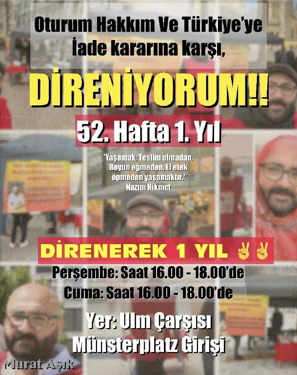 Almanya ULM Direnişi 1. Yılında - Image 2 Almanya ULM Direnişi 1. Yılında - Image 2