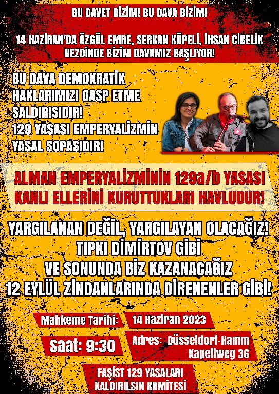 Grup Yorum: 14 Haziran’da Duesseldorf’tayız - Image 1