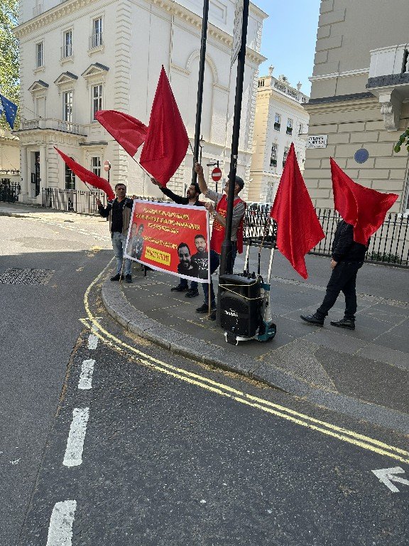 Londra’da Faşist 129 Yasalarına Karşı Almanya Elçiliği Önünde Eylem Yapıldı - Image 1