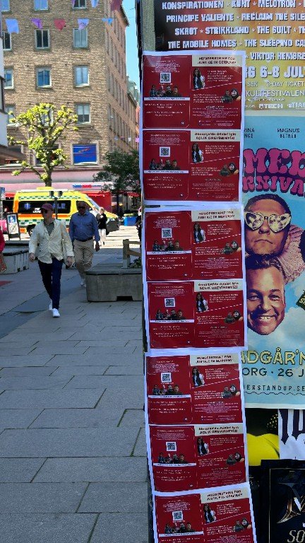 İsveç Göteborg ‘ta Bulunan Katedral Çevresinde Afişlemeler Yapıldı - Image 1