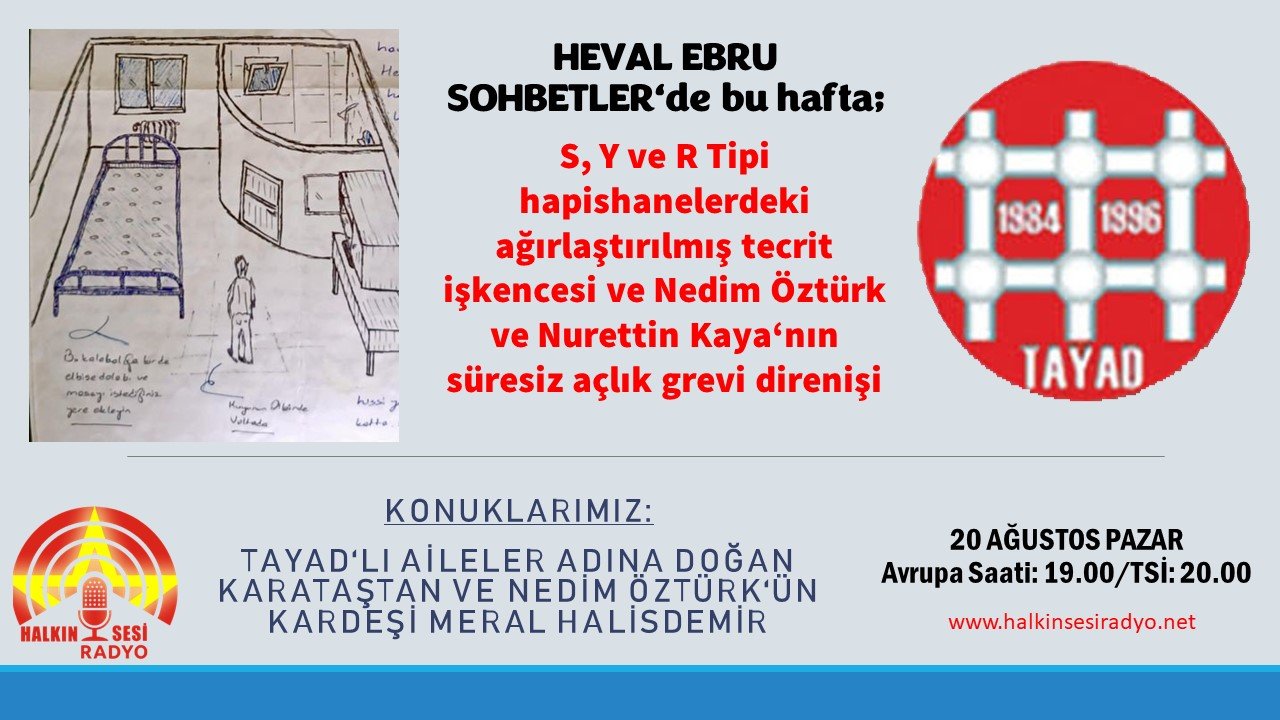 Halkın Sesi Radyo: S-R-Y Tipi Tecrit ve Süresiz Açlık Grevleri Konusu İşlendi - Image 1