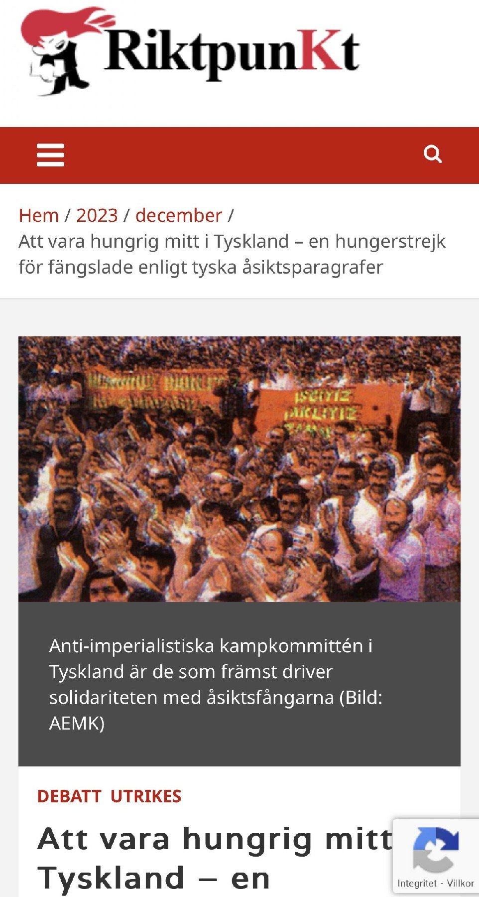 İsveç’te Direniş ile İlgili Bir Makale Yayımlandı - Image 1