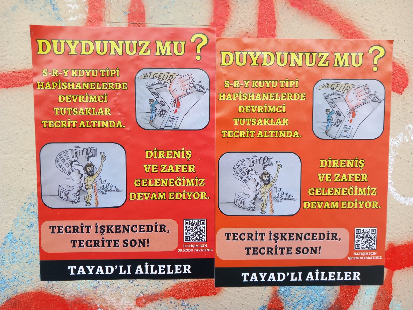 Bu Mahalle Bizim-Bir Mayıs, S-R-Y Kuyu Tiplerine Karşı Duvarları Afişlerle Donattı - Image 1