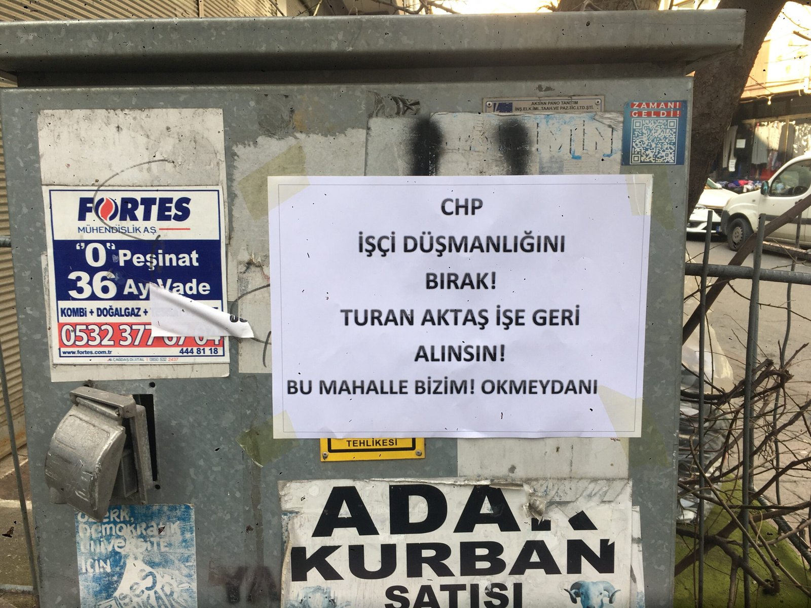 Okmeydanı’nda Direnen İşçi Turan Altaş İçin Duvar Gazetesi Yapıldı - Image 1