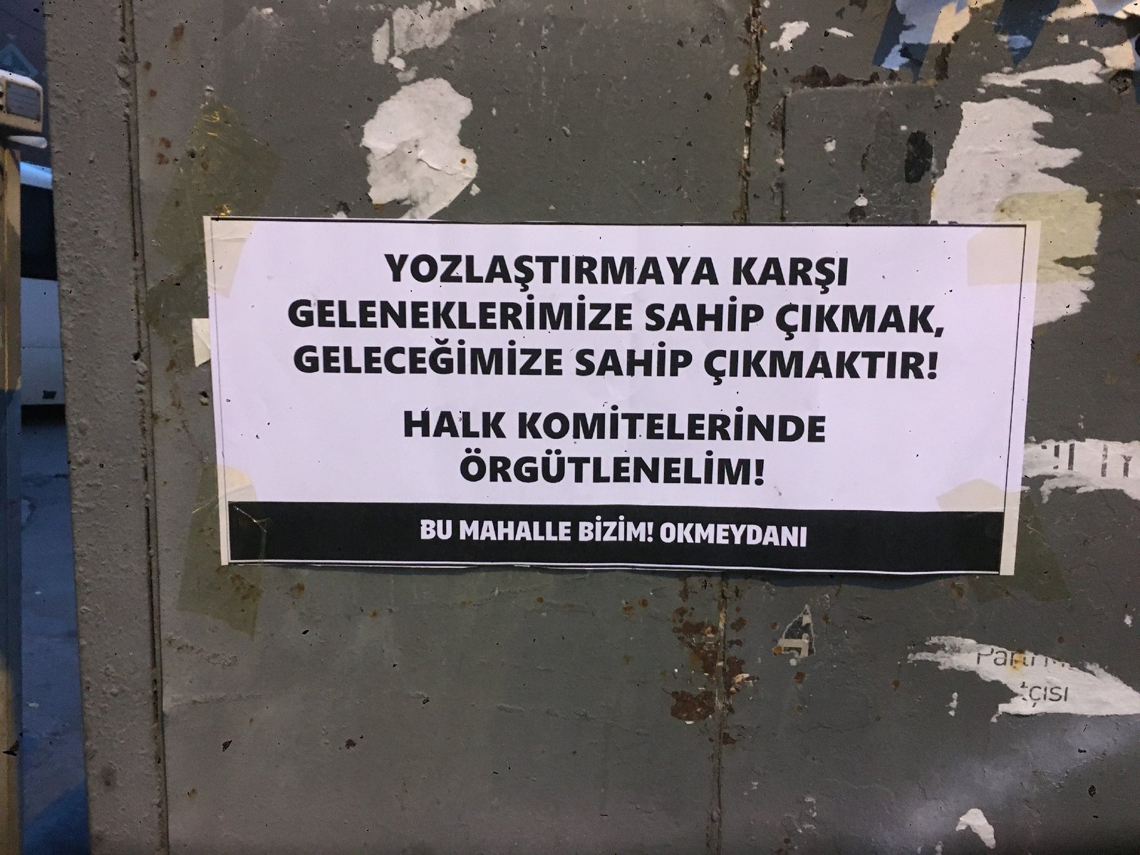Okmeydanı’nda Halk Cepheliler Duvar Gazetesi Çalışması Gerçekleştirdi - Image 1