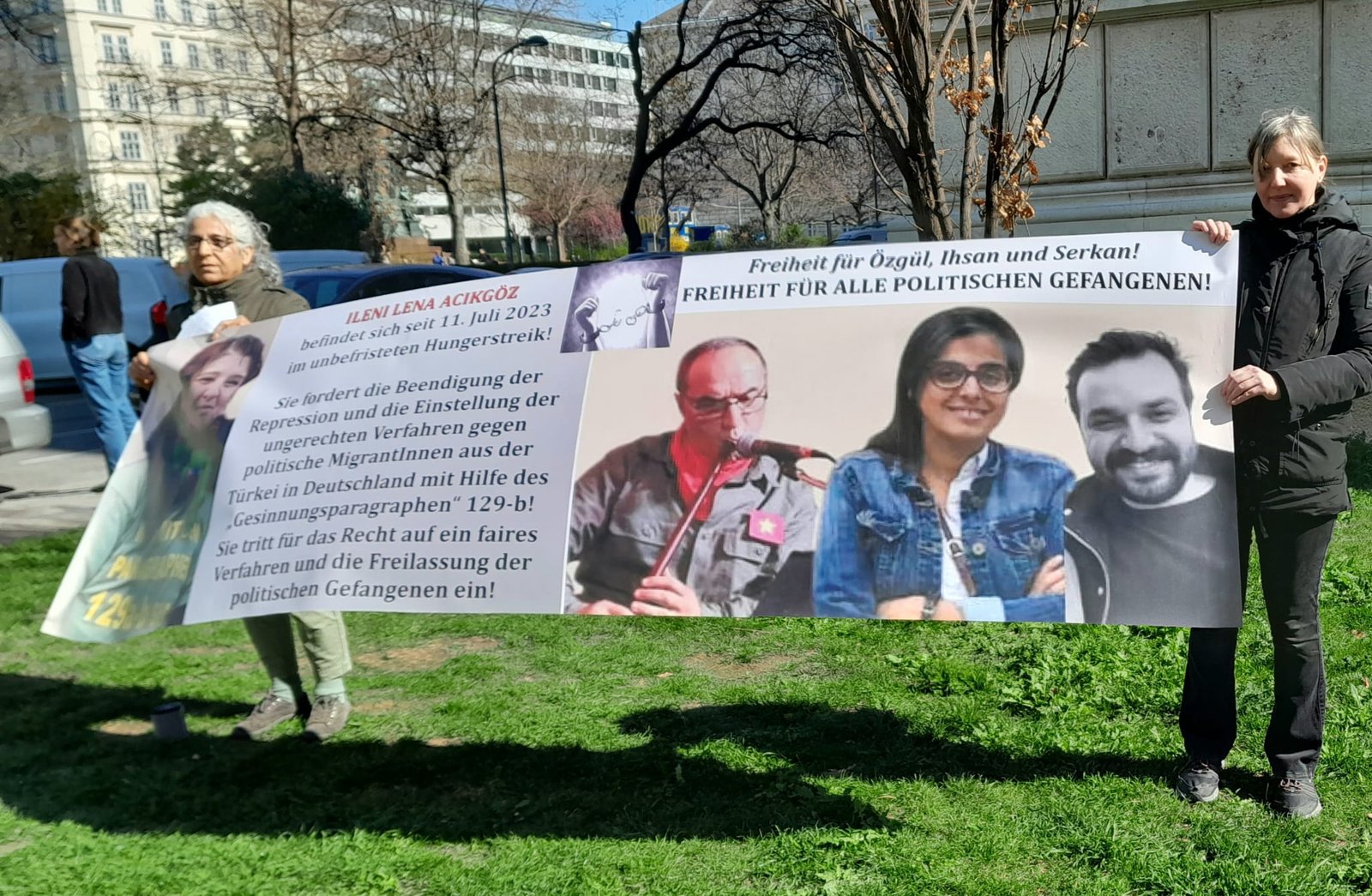 Avusturya Viyana’da Almanya Konsolosluğu Önünde Faşişt 129 A-B Yasasına Karşı Eylem Yapıldı - Image 1