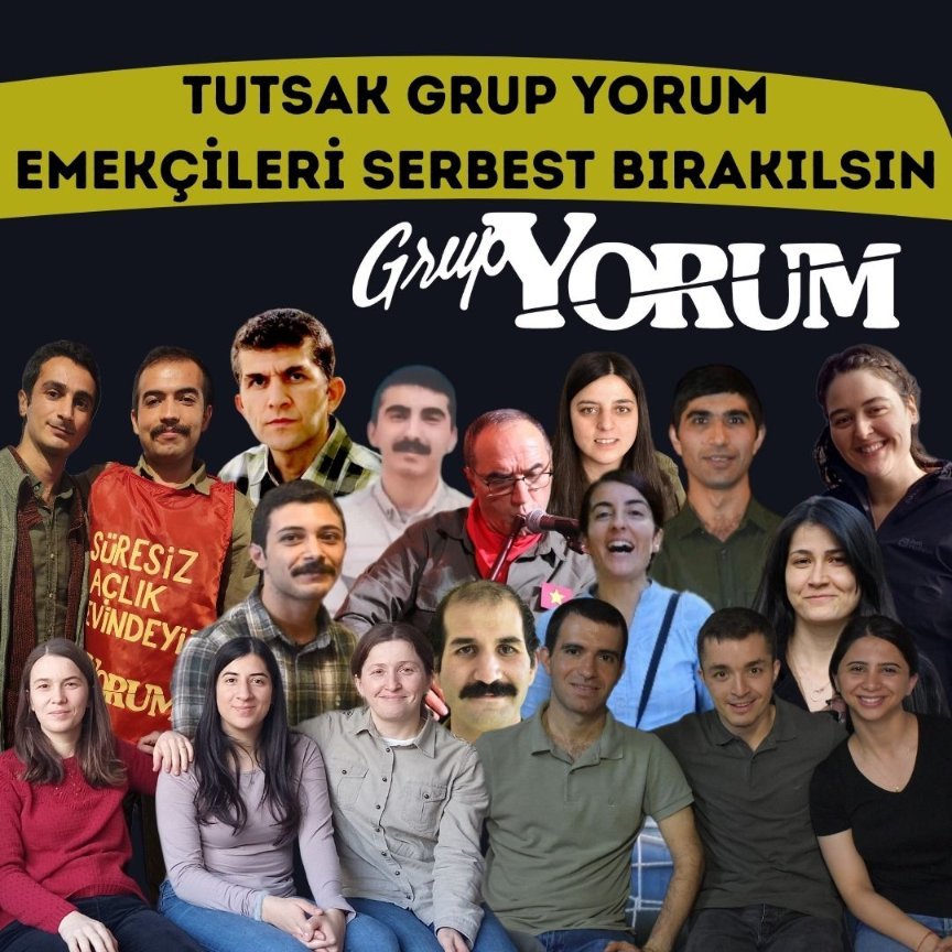 Grup Yorum: Tutsaklarımızı Yalnız Bırakmayalım, Mektup Yazalım - Image 1