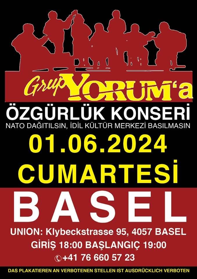 25-26 Mayıs’ta İsviçre’de Grup Yorum Seferberliği İlan Ediyoruz - Image 1