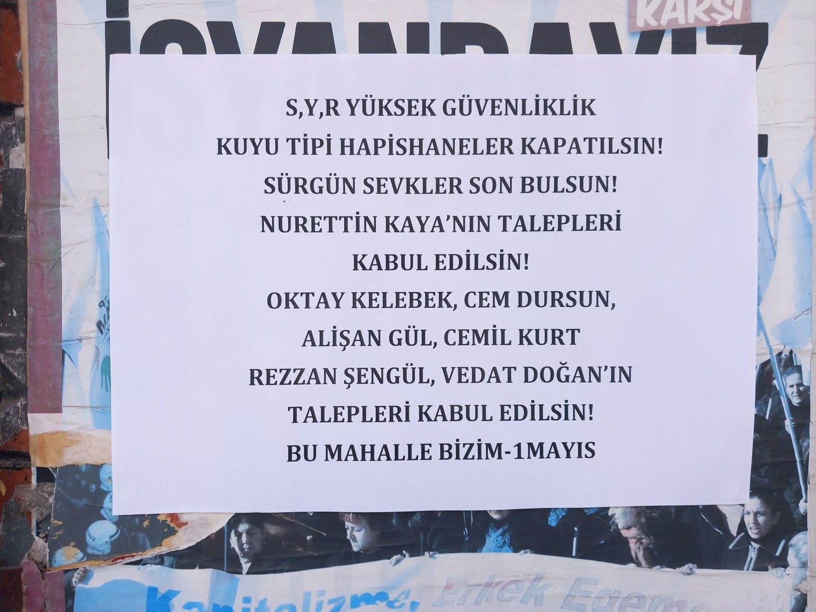 Faşizmin Kuyu Tiplerini Teşhir Ediyoruz Direnişi Duyuruyoruz - Image 1