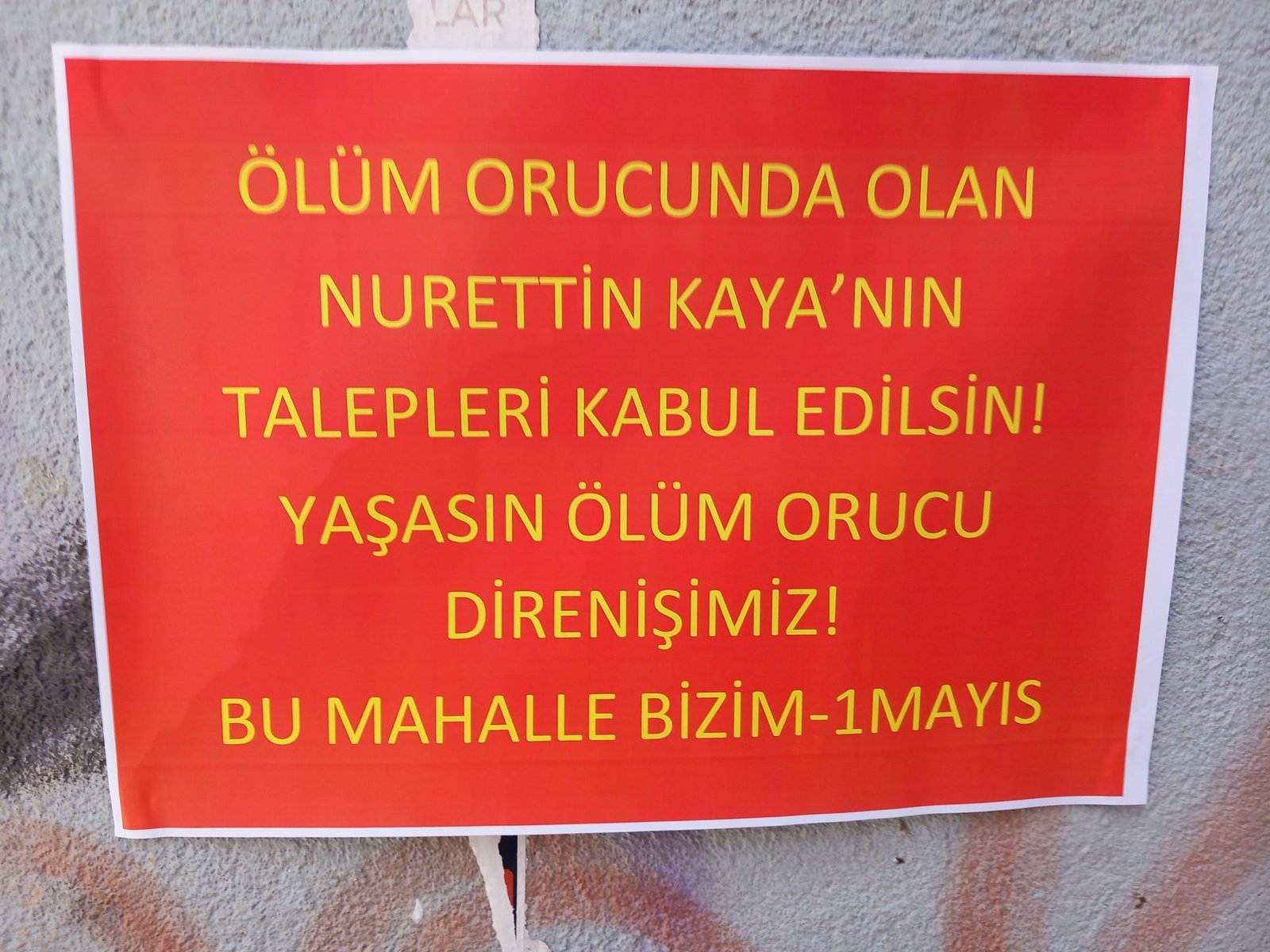 Ölüm Orucunun Mahallelerde Sesi Soluğuyuz - Image 1