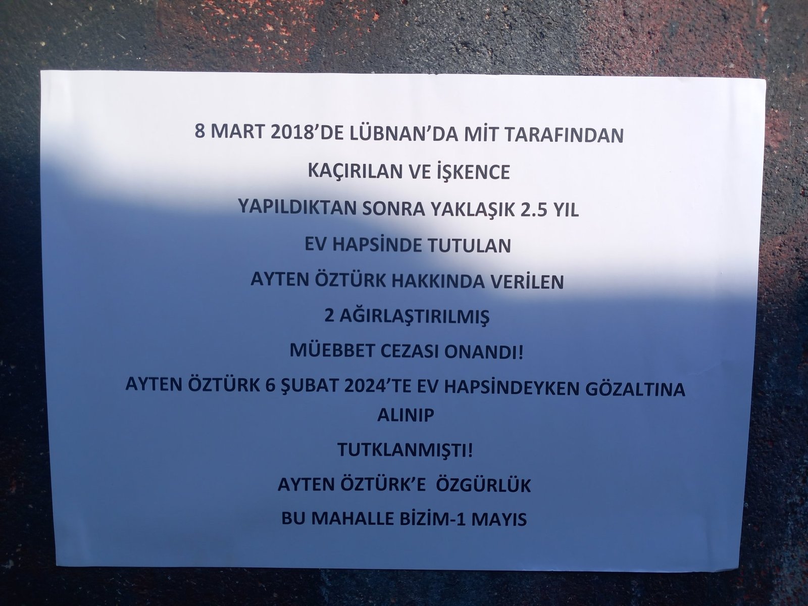 Hukuksuz Tutuklamaları, Hukuk Terörünü Mahallelerimizde Teşhir Ediyoruz - Image 2 Hukuksuz Tutuklamaları, Hukuk Terörünü Mahallelerimizde Teşhir Ediyoruz - Image 2
