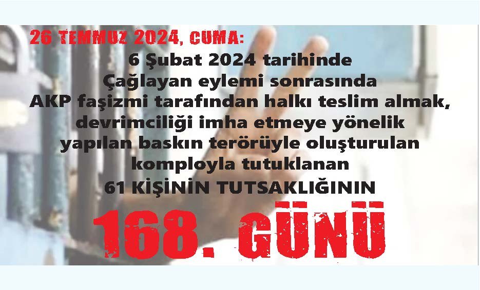 Komployla Tutsaklıkların 168’inci Günü - Image 1