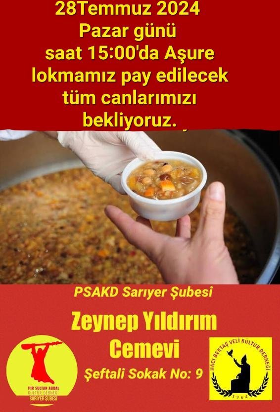 Zeynep Yıldırım Cemevi’nde Aşure Lokmasına Çağrı - Image 1