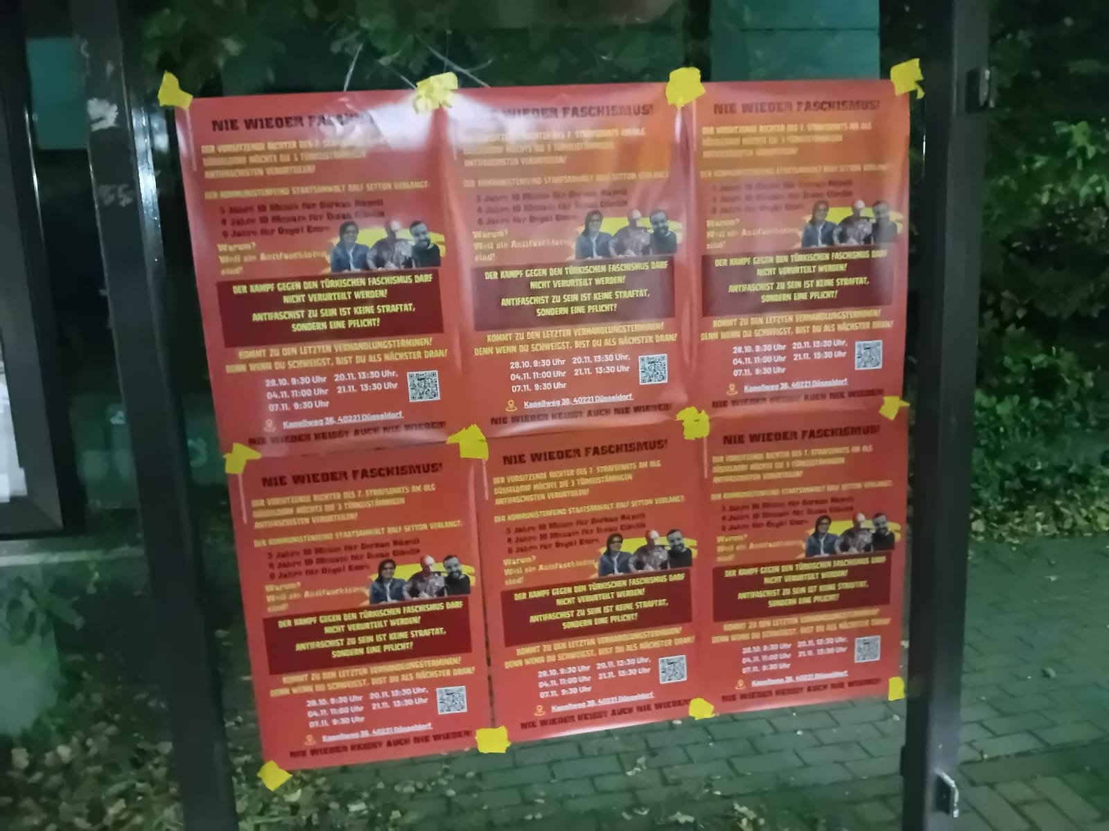 Faşist 129 Yasaları Kaldırılsın Komitesi Düsseldorf Üniversitesine Afişleme Yaptı - Image 1