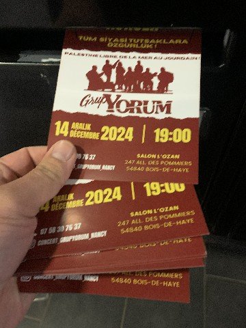 Fransa Nancy Grup Yorum Konserinin Duyurusu Sokak Çalışması Yapıldı - Image 1