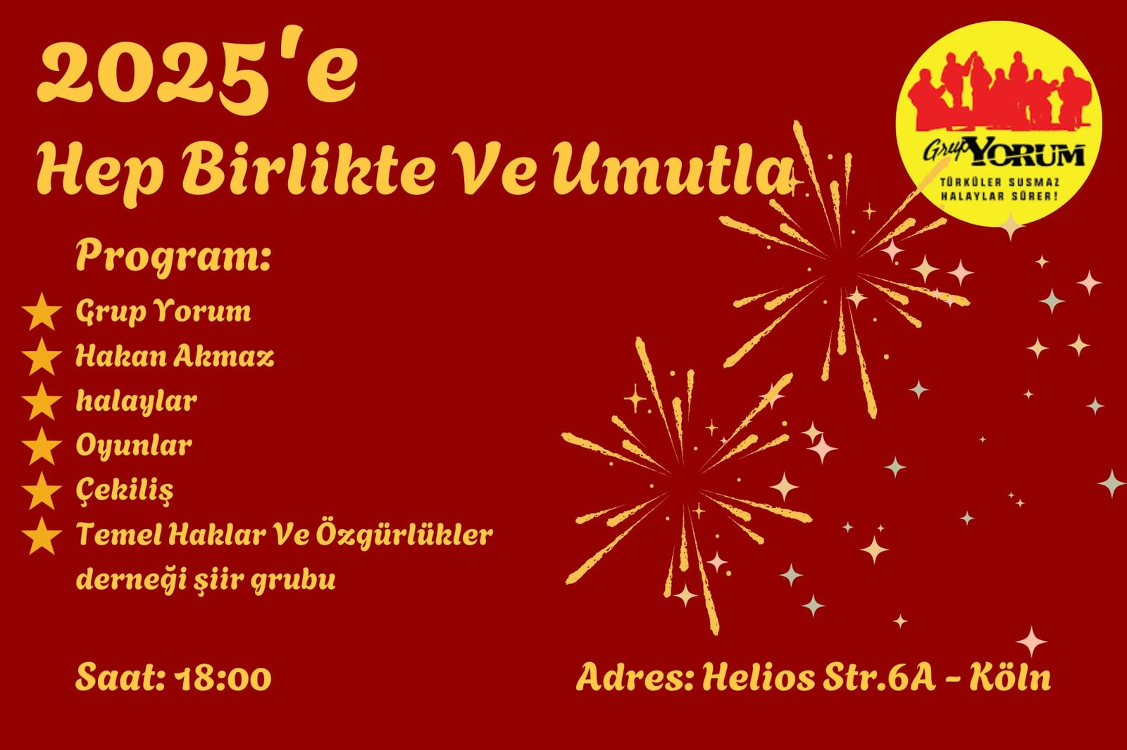Bekle Bizi 2025 Biz Geliyoruz! Ehrenfeld’de Temel Haklar Ve Özgürlükler Derneğinin Tanıtımı Yapıldı - Image 1