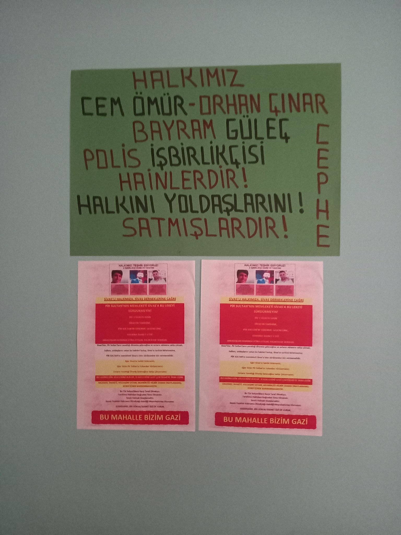 Gazi Mahallesinde İşbirlikçi Hainler Teşhir Edilmeye Devam Ediliyor - Image 1