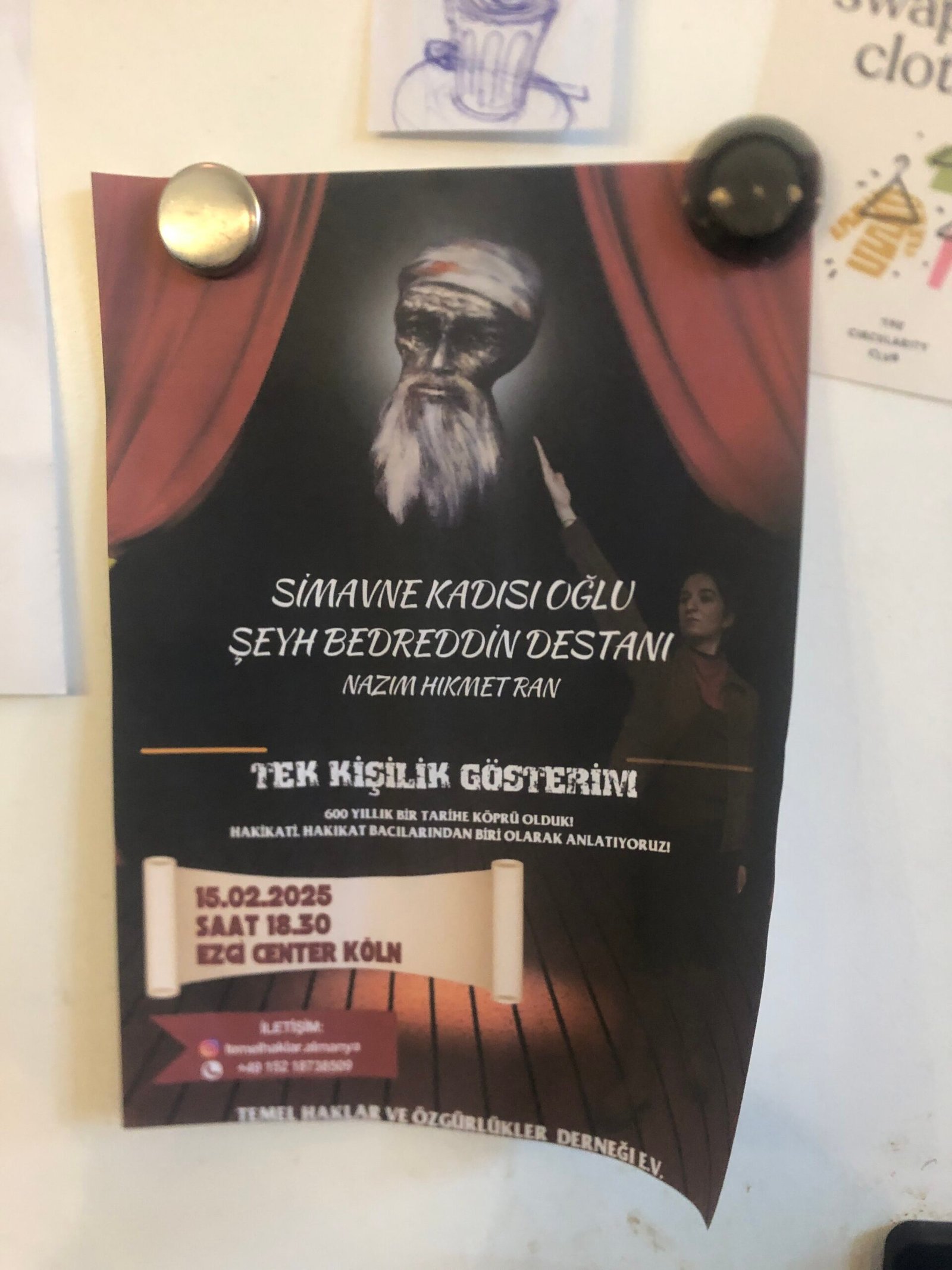 Almanya Temel Haklar Derneği Şeyh Bedrettin Destanı’nın Tiyatro Gösterimi İçin Kitle Çalışması Gerçekleştirdi - Image 1