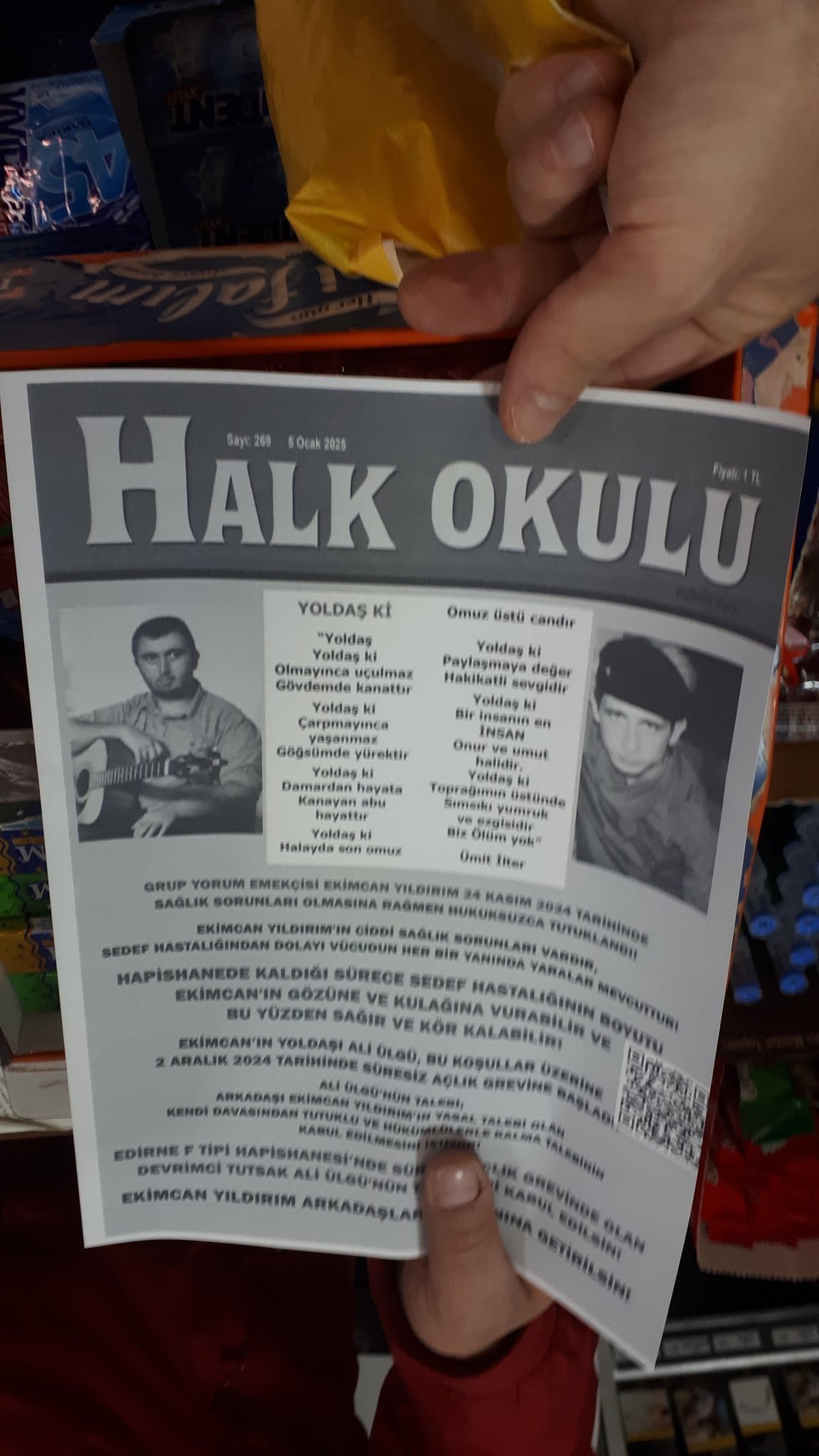 1 Şubat 2025 Tarihinde İstanbul Armutlu Mahallesinde Halk Okulu Dergisinin Dağıtımı ve Tanıtımı Yapıldı - Image 1