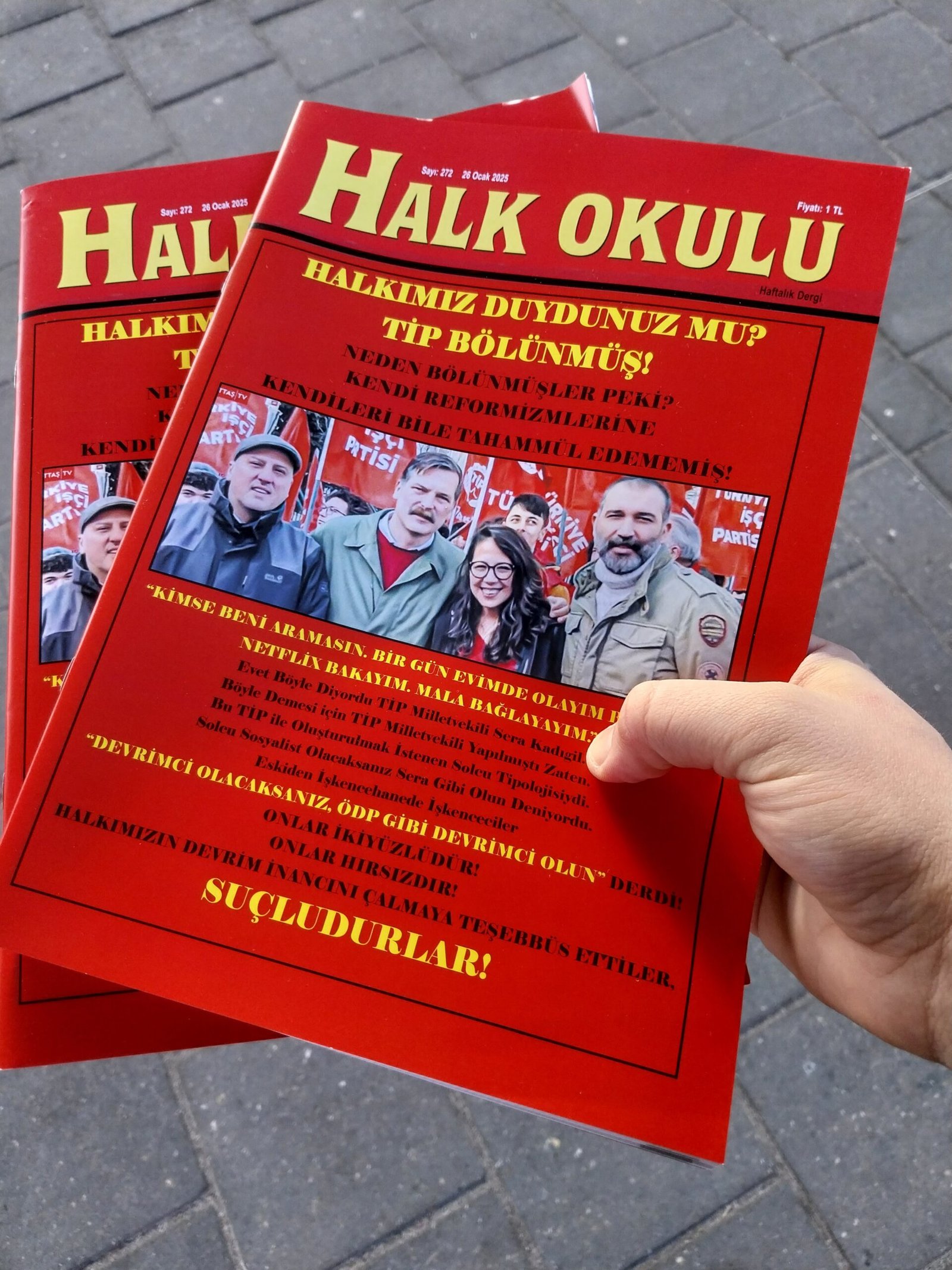 Hollanda Halk Cephesi: Halk Okulu Dergisi Esnaflara Ve Halkınıza Ulaştırdı - Image 1