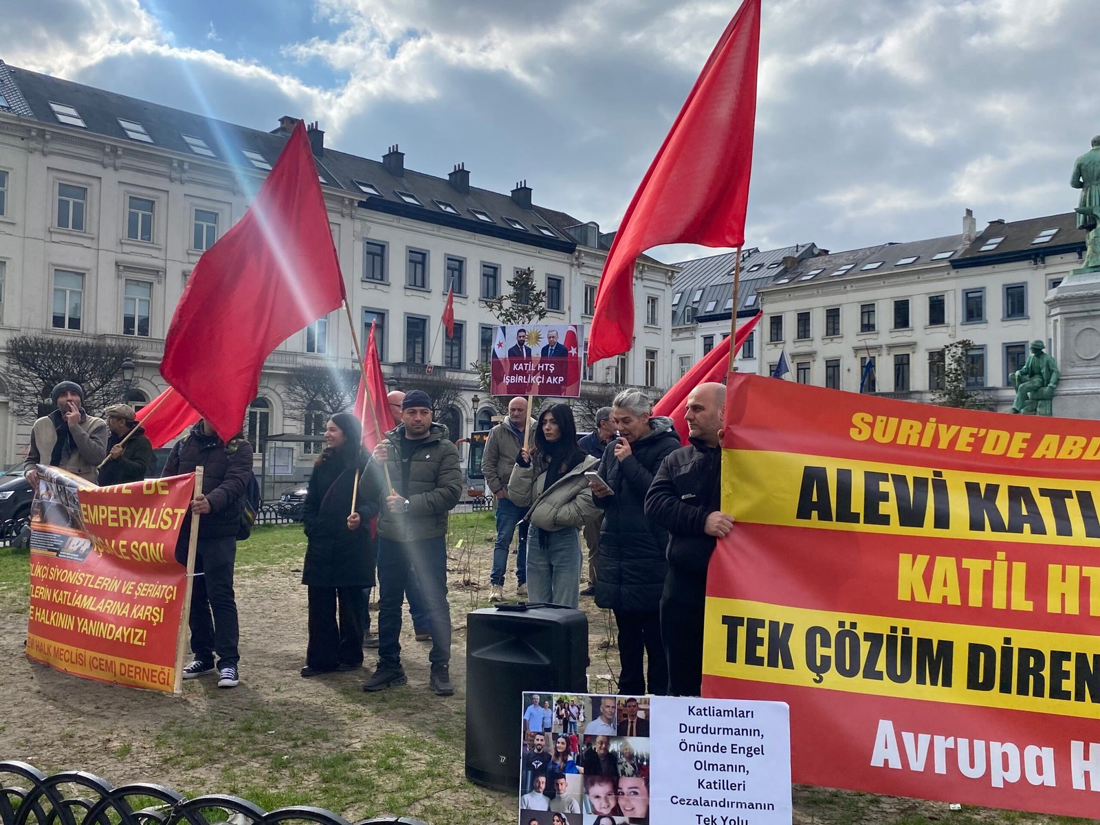 Belçika Halk Cephesi Brüksel Avrupa Parlamentosu Önündeydi - Image 1