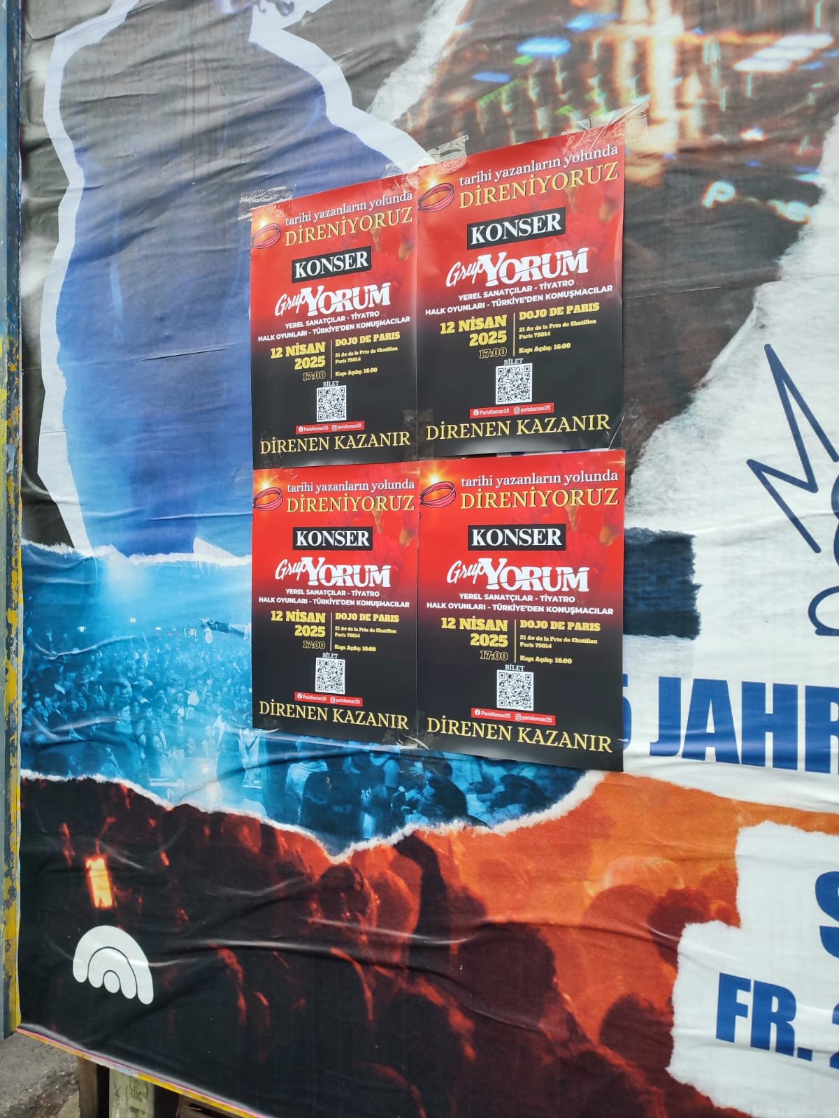 12 Nisan Paris Konseri İçin Köln Ehrenfeld’de Afişler Asıldı! - Image 1
