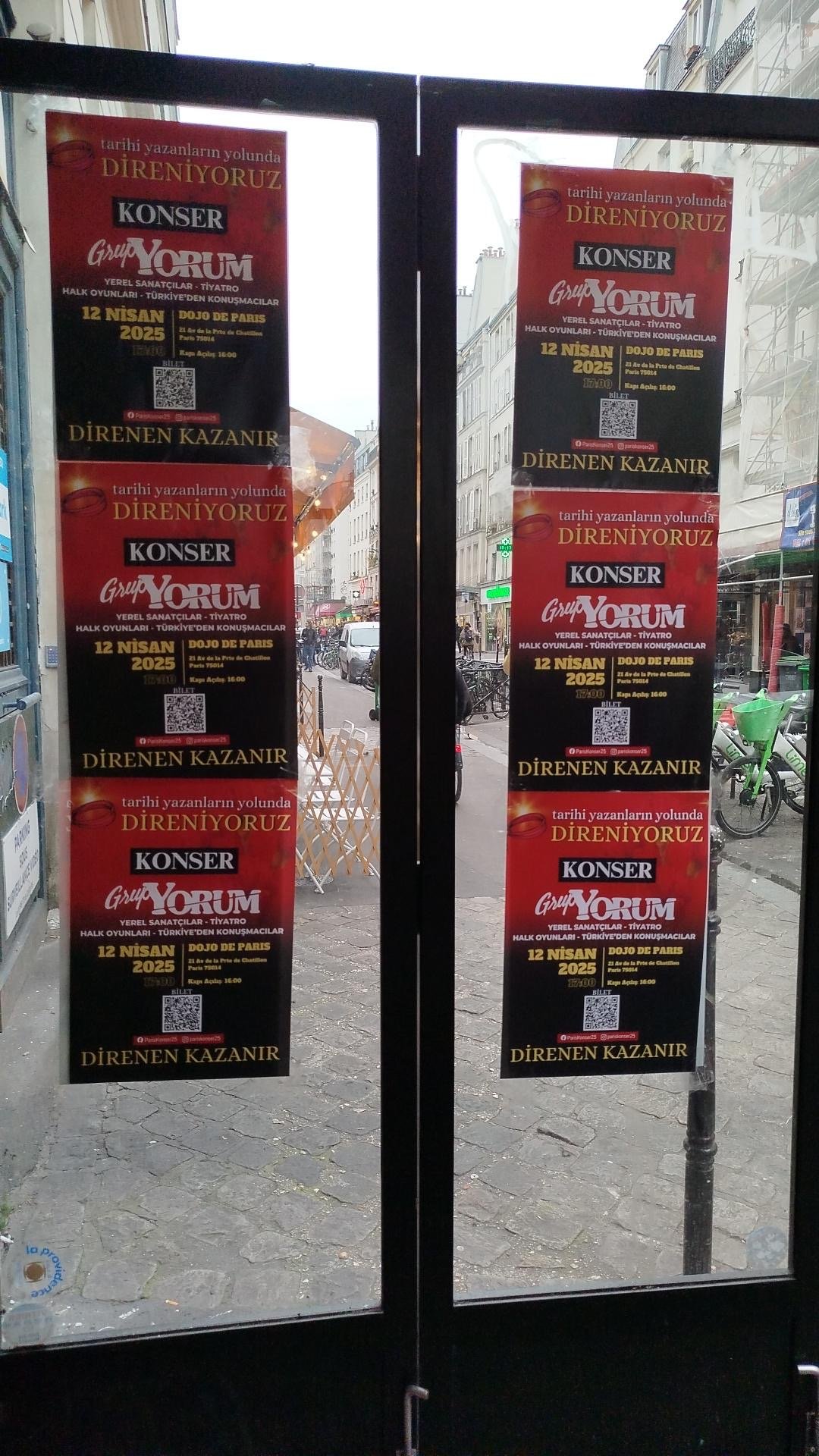 Grup Yorum Paris Konseri Çalışmaları Sokak Sokak Devam Ediyor - Image 10 Grup Yorum Paris Konseri Çalışmaları Sokak Sokak Devam Ediyor - Image 10