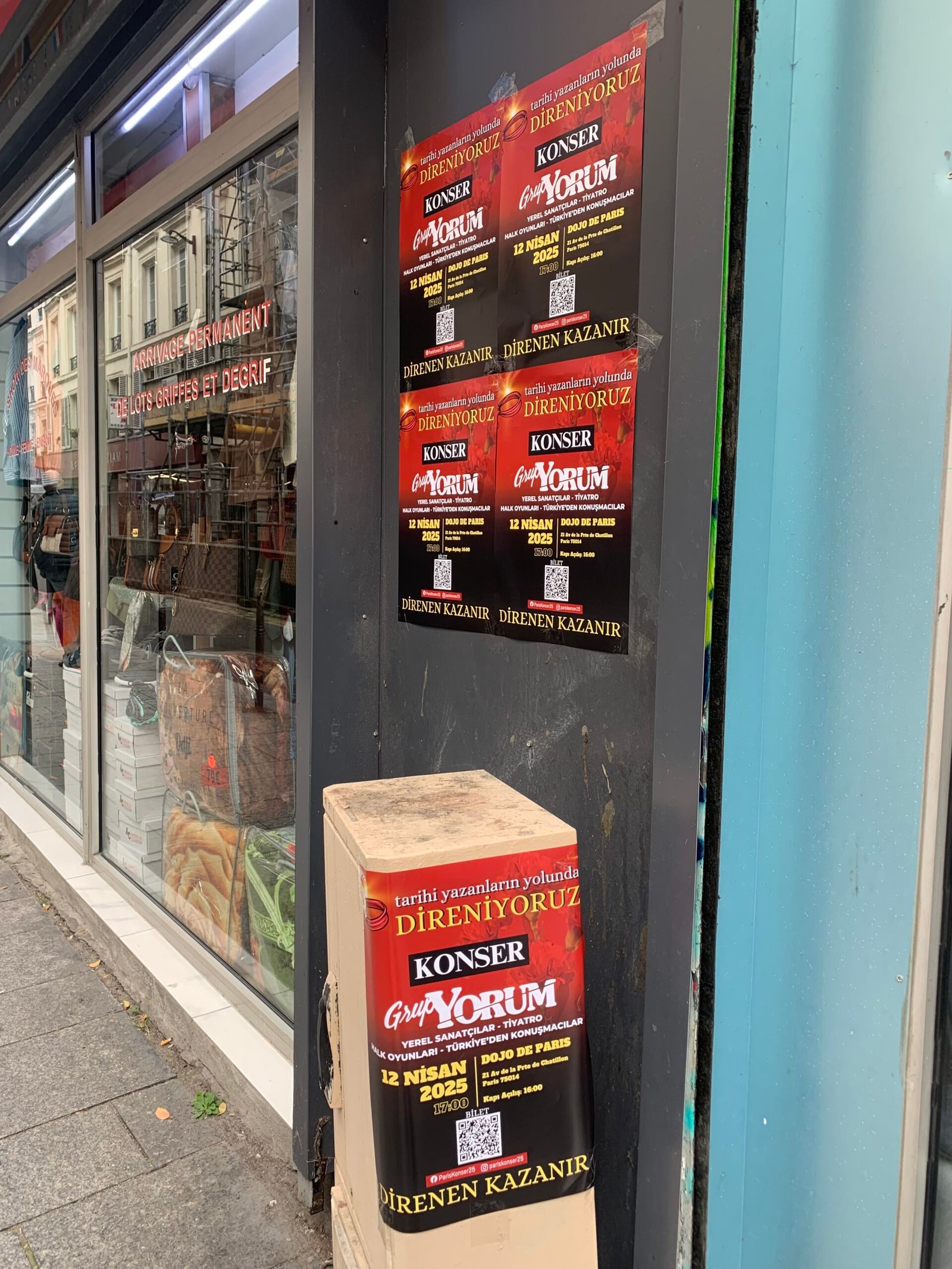 Grup Yorum Paris Konseri Çalışmaları Sokak Sokak Devam Ediyor - Image 3 Grup Yorum Paris Konseri Çalışmaları Sokak Sokak Devam Ediyor - Image 3
