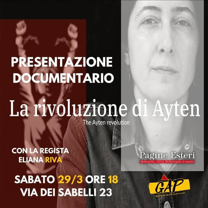 İtalya Roma’da Ayten’in Devrimi Belgeselinin Gösterimi Yapılacak - Image 1