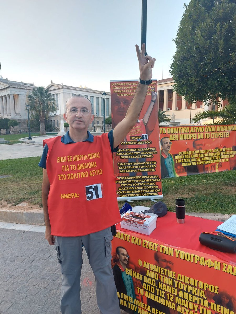 Bulgaristan’dan Dört Kişi Yunanistan’da Oturum Hakkı İçin Direnen Günay Dağ İçin Destek Açlık Grevi Yaptı - Image 1