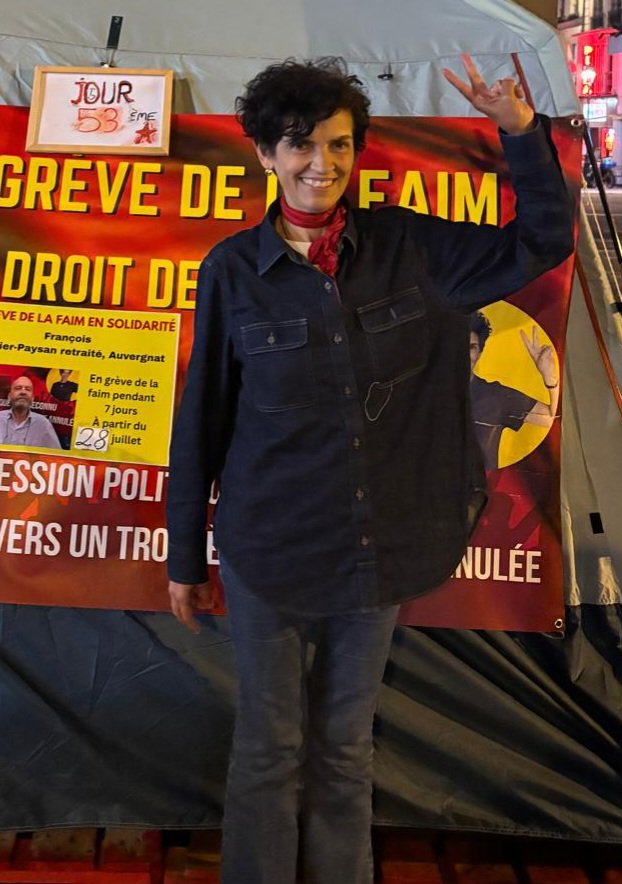 Fransa’da Halkla Birlikte Örülen Direniş: Zehra Kurtay Süresiz Açlık Grevine Devam Ediyor - Image 1