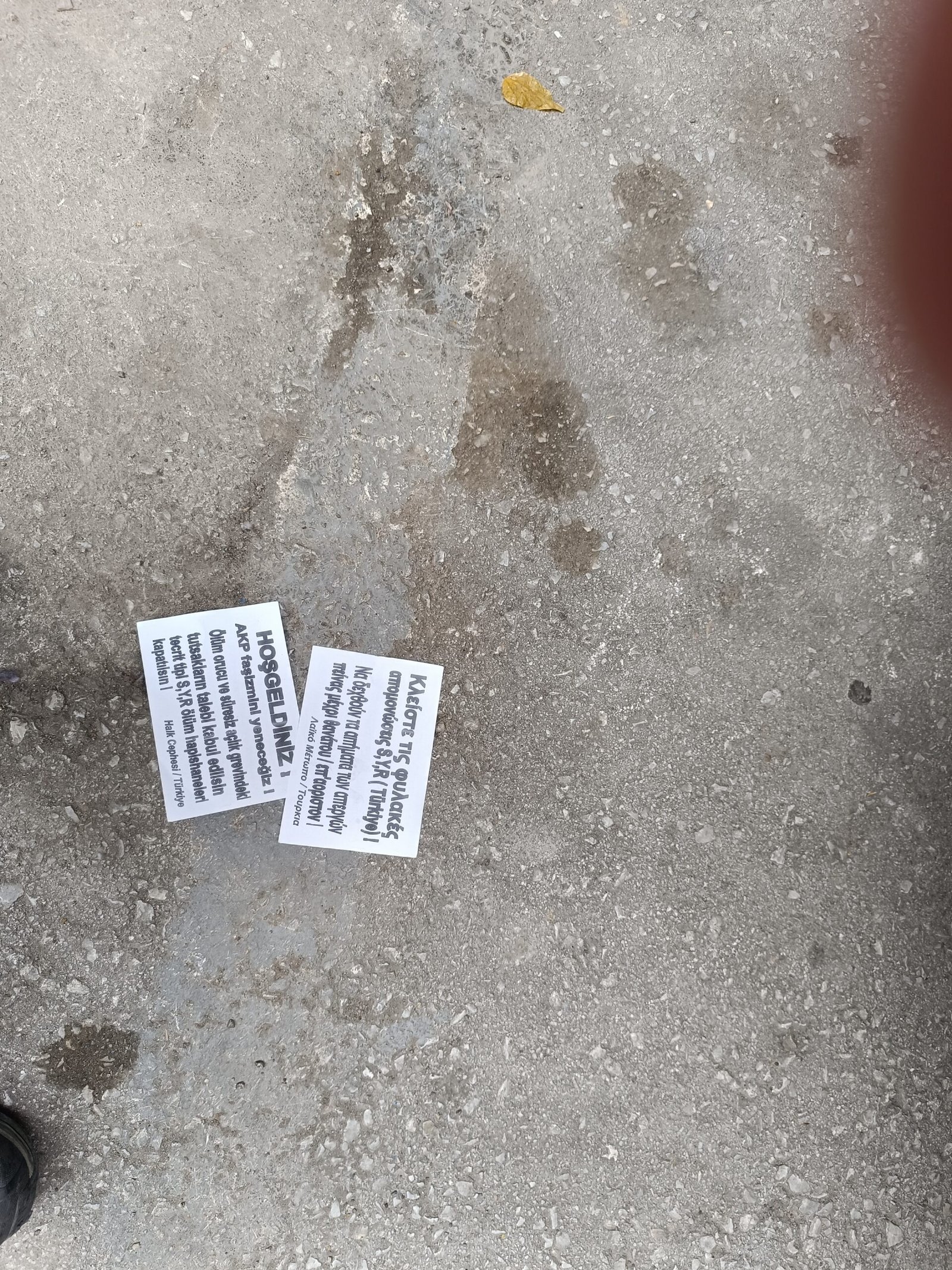 Selanik: Türkiye Konsolosluğu Önünde Ölüm Orucu Direnişiyle Dayanışma Kuşlamaları Yapıldı - Image 1