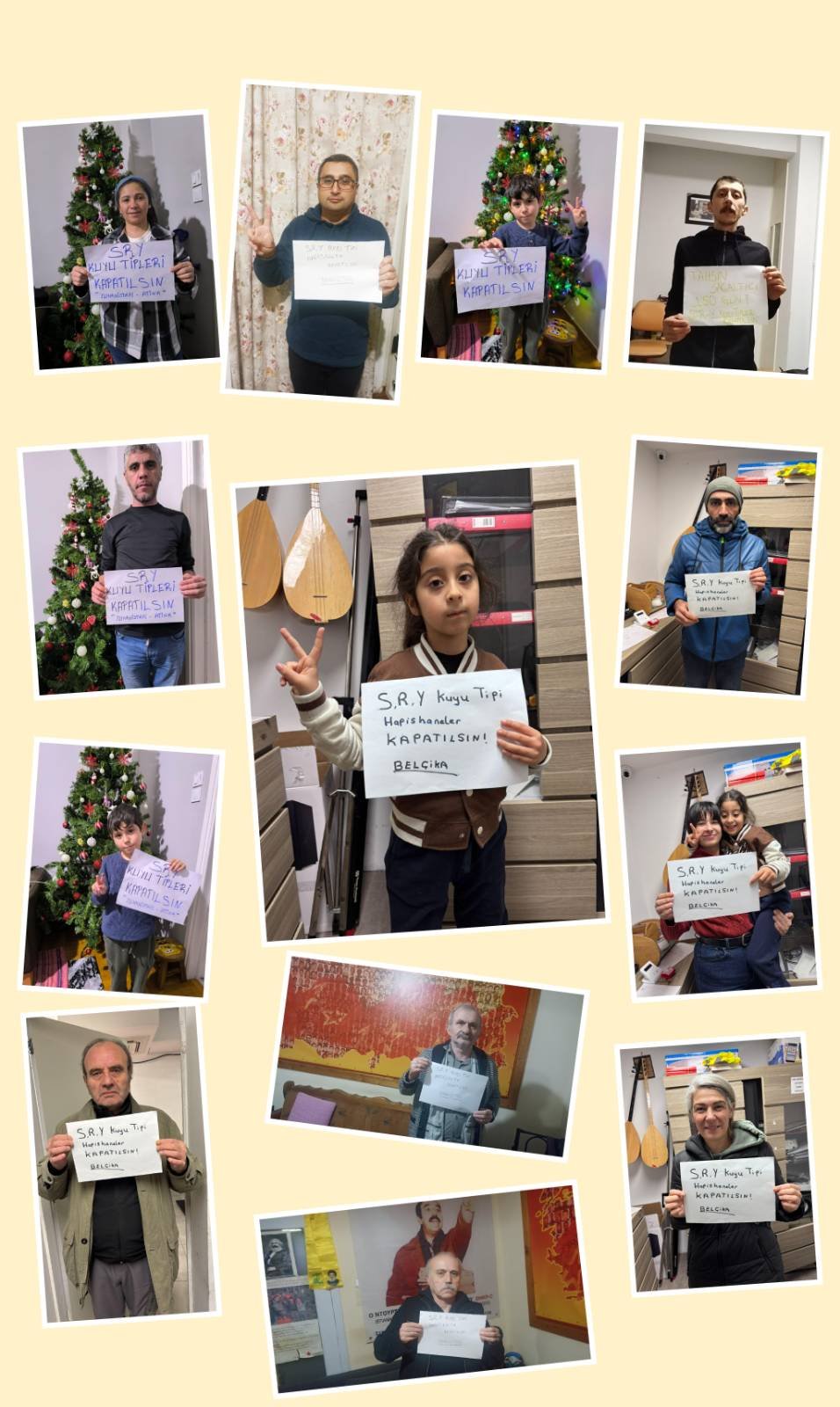 Direnişteki Tutsaklara Destek Noel’de De Sürdü - Image 1