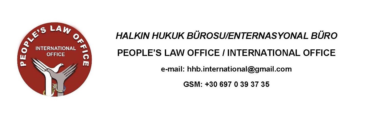Halkın Hukuk Bürosu Enternasyonal Büro-Almanya Açıklaması - Image 1