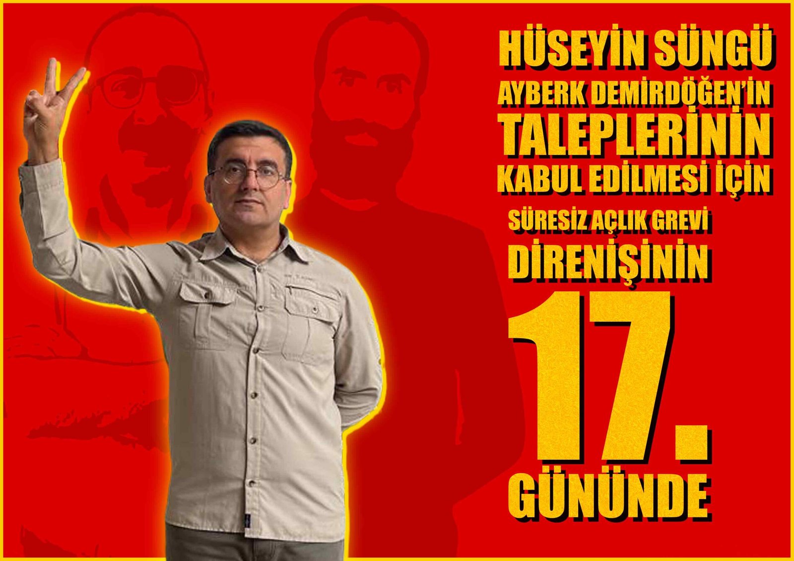Yunanistan Halk Cephesi’nden Hüseyin Süngü Süresiz Açlık Grevinin 17. Gününde - Image 1