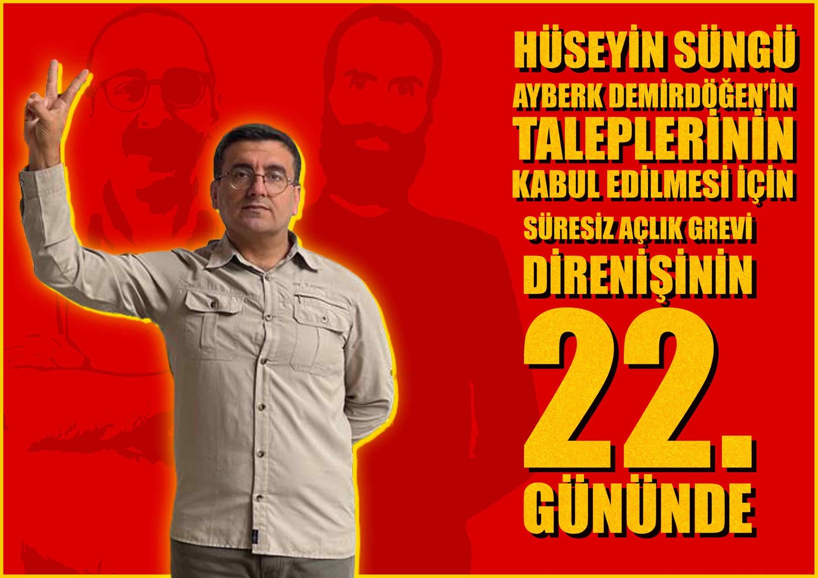 Yunanistan Halk Cephesi’nden Hüseyin Süngü Süresiz Açlık Grevinin 22. Gününde - Image 1