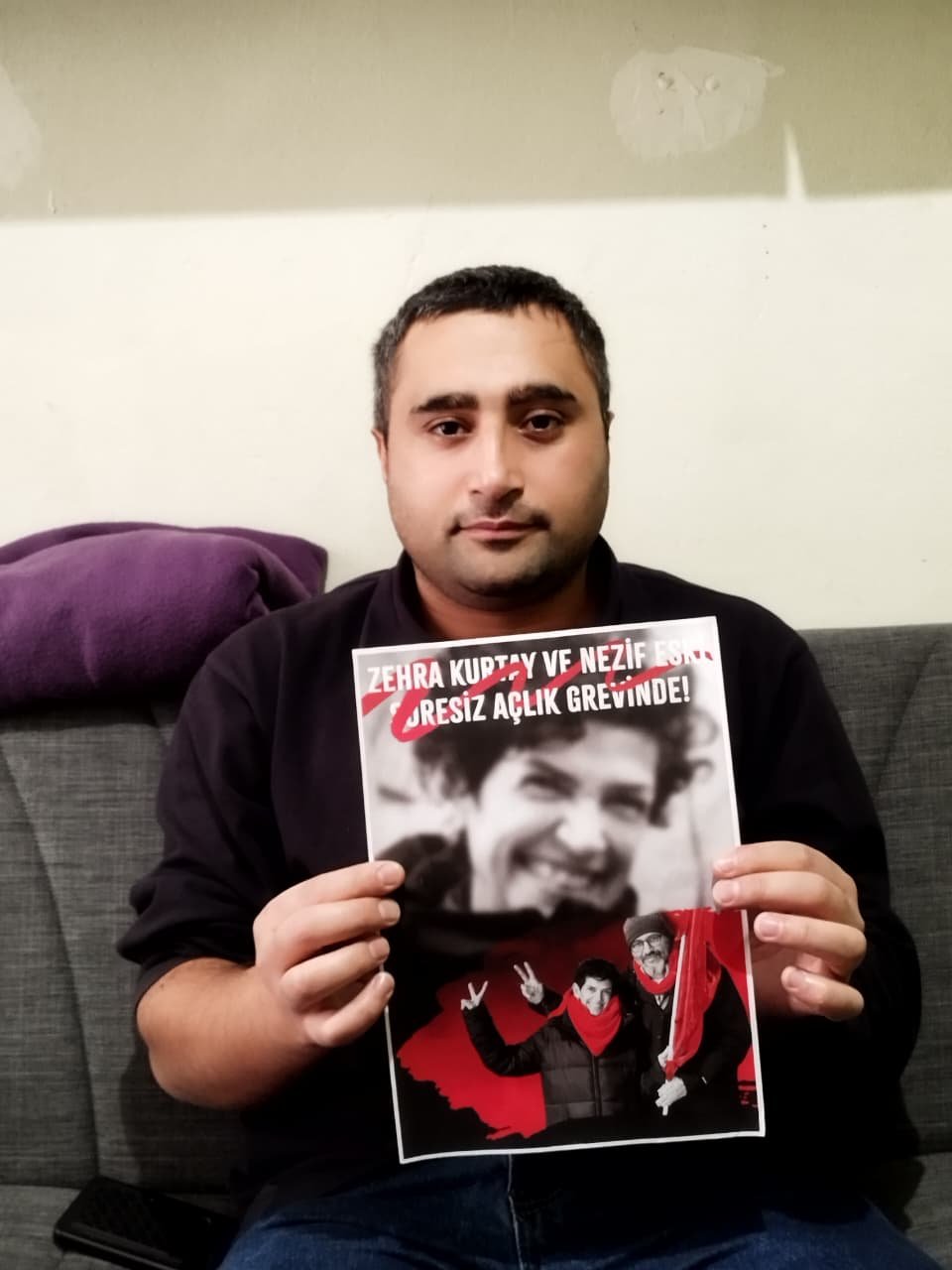 Yunanistan Halk Cephesi’nden Haydar Doğan Zehra Kurtay İçin 1 Günlük Destek Açlık Grevi Yaptı - Image 1