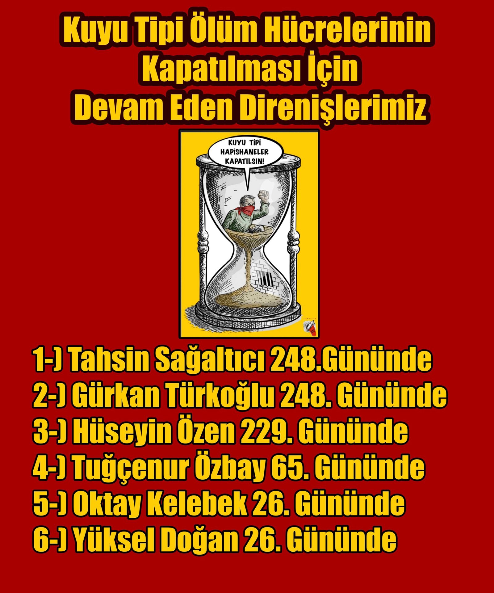 Türkiye’de Kuyu Tipi Hapishanelere Karşı Devam Eden Direnişlerimiz - Image 1