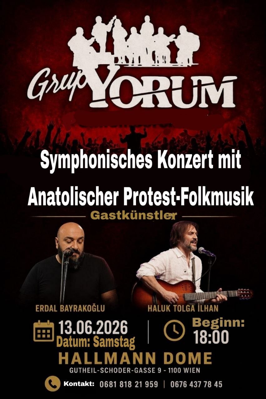 Avusturya Viyana’da 13 Haziran’da Grup Yorum’un Kavga Türkülerinde Buluşalım - Image 1
