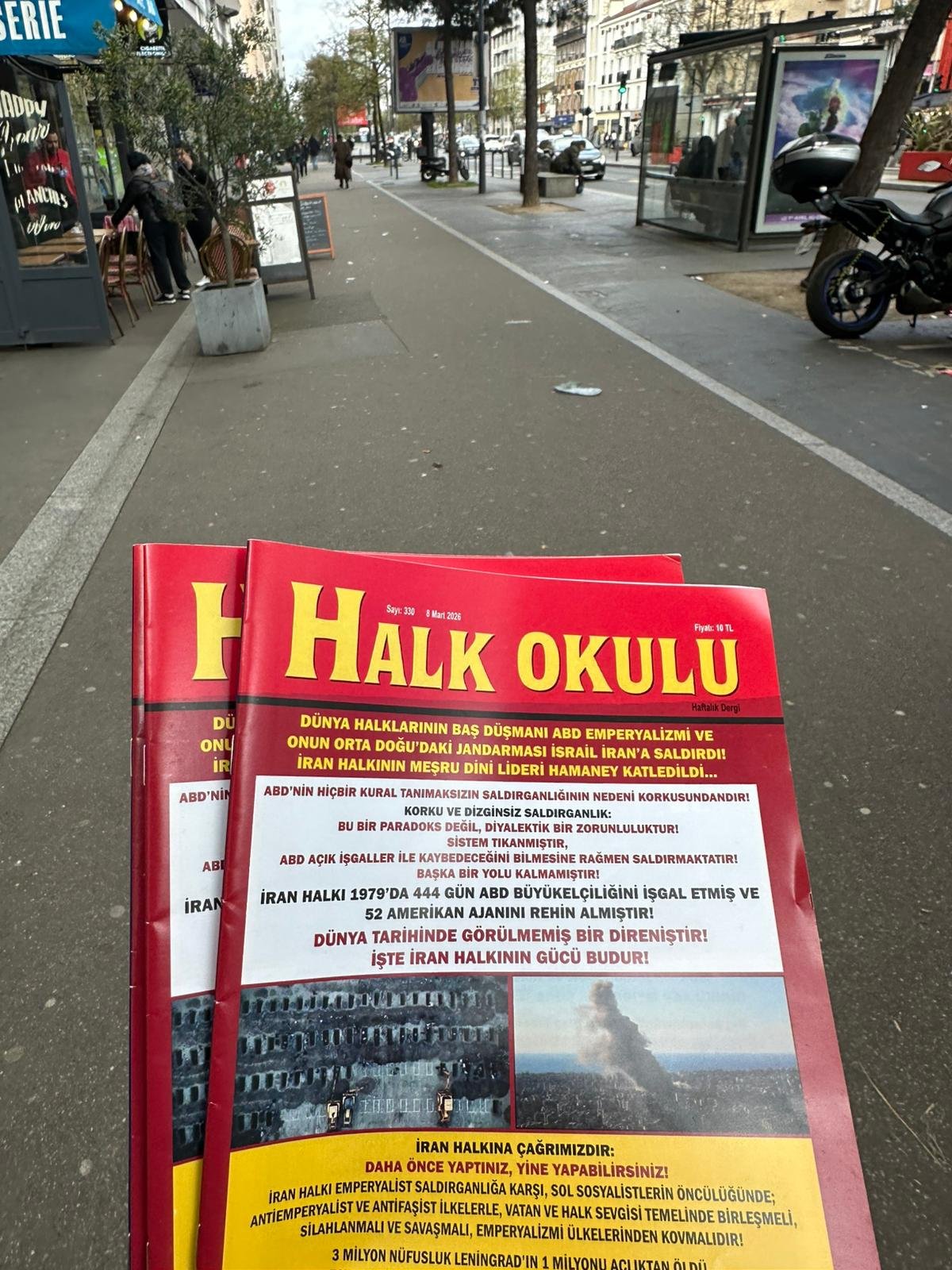 Paris’te Halk Okulu Dergisi İçin Çatkapı Çalışması Yapıldı - Image 1