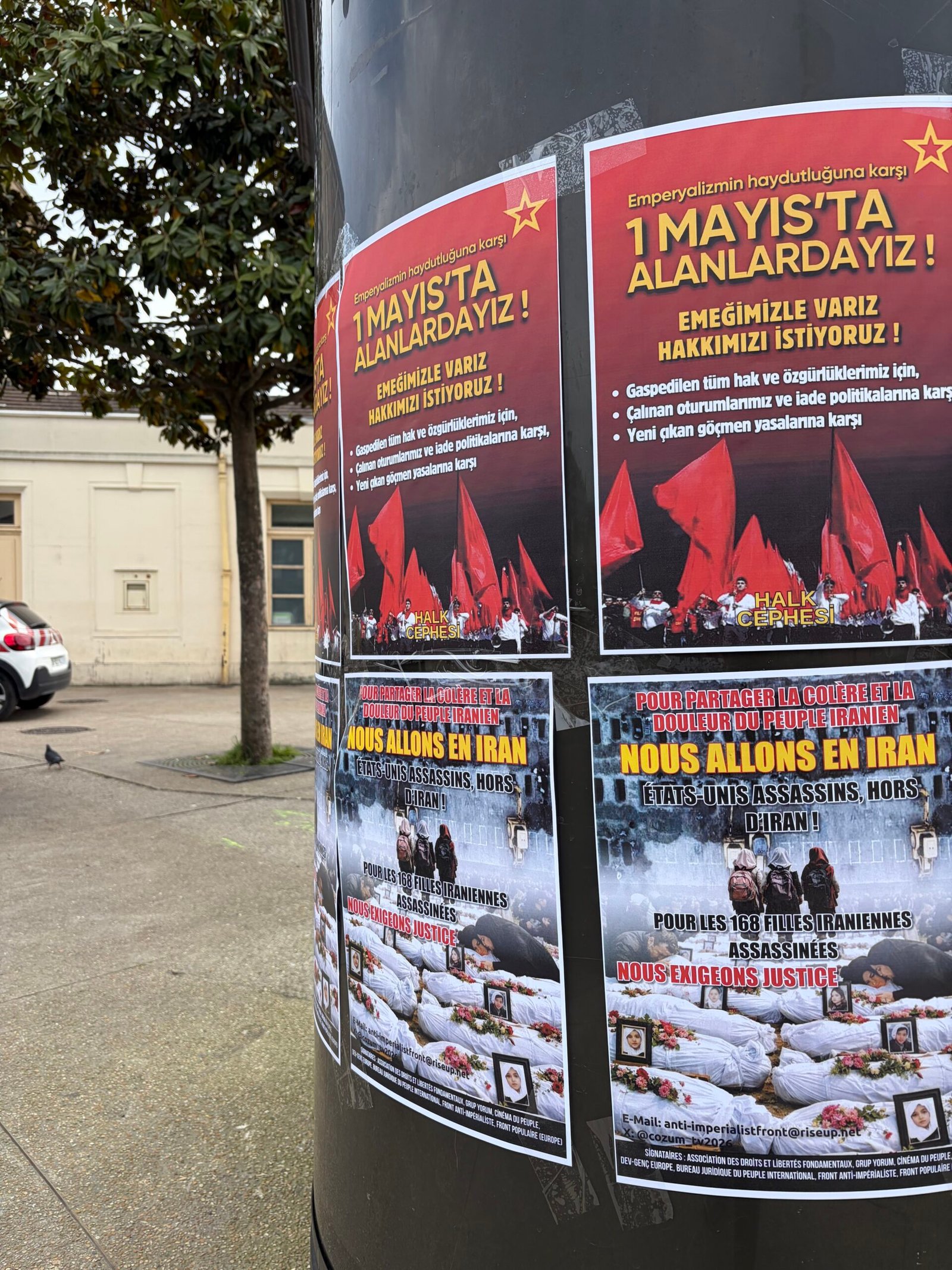 Fransa’da “İran’a Gidiyoruz” Afişleri Asıldı - Image 1