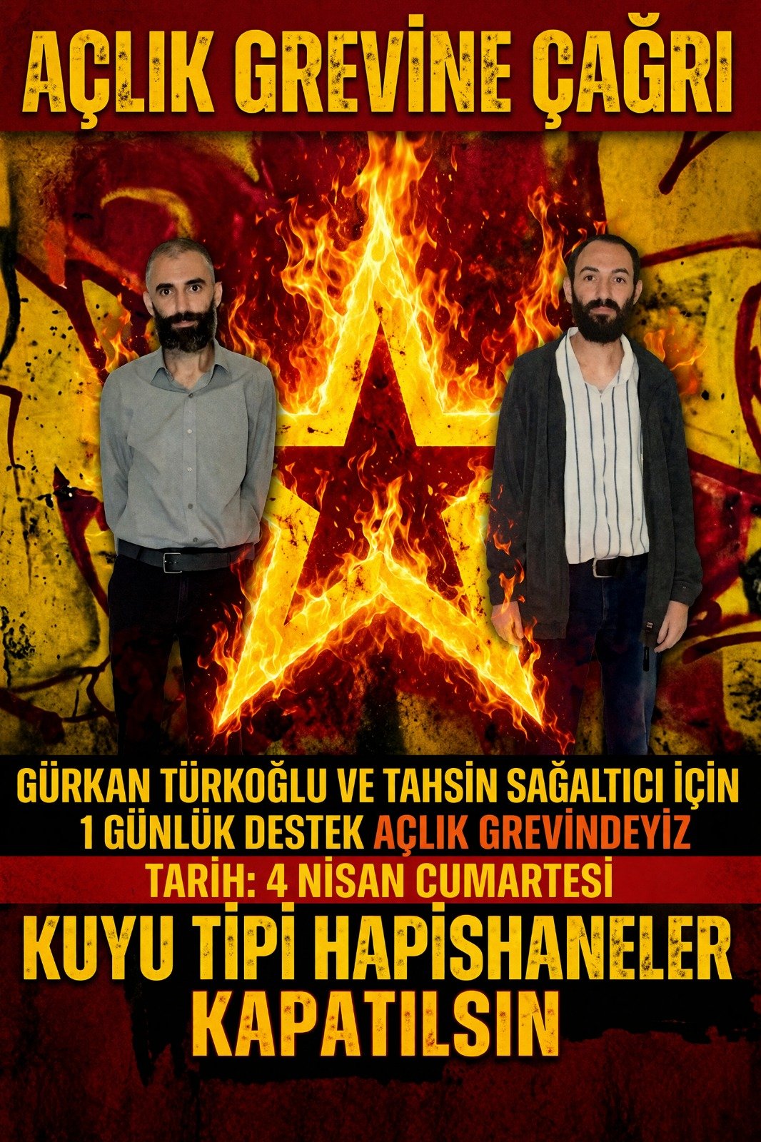 Yunanistan Halk Cephesi: Kuyu Tipi Hapishanelere Karşı Direnen Özgür Tutsaklarla Dayanışmak İçin 1 Günlük Destek Açlık Grevindeyiz - Image 1