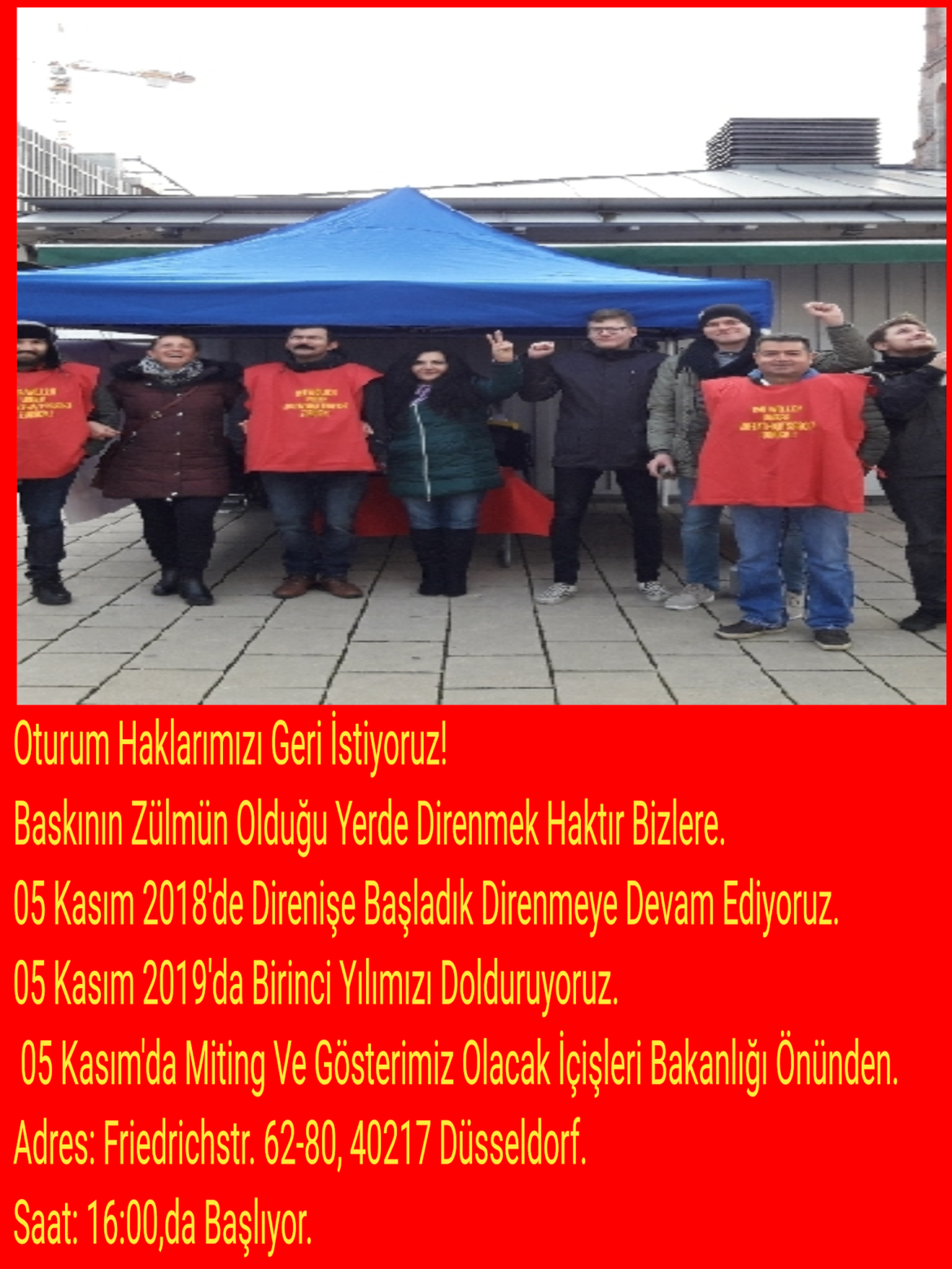 Düsseldorf Direnişi 1. Yılına Giriyor - Image 1