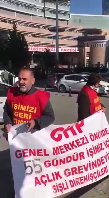 CHP Şişli Belediyesi İşçileri Direnişlerinin 739. Gününde - Image 1