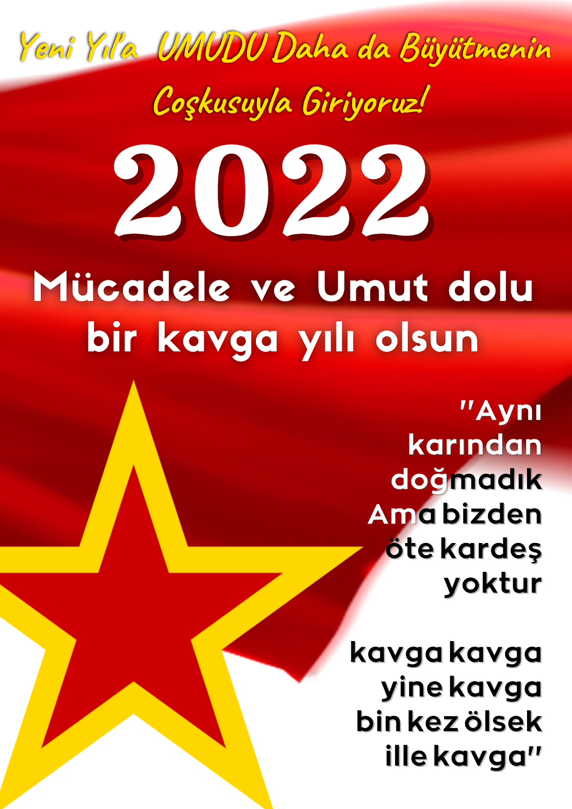 Belçika Halk Cephesi Yeni Yıl Mesajı - Image 1